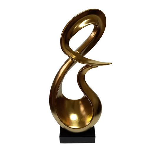 Κεραμικό Διακοσμητικό Σχέδιο Αφηρημένο Σχέδιο σε Χρυσό Ματ 50εκ