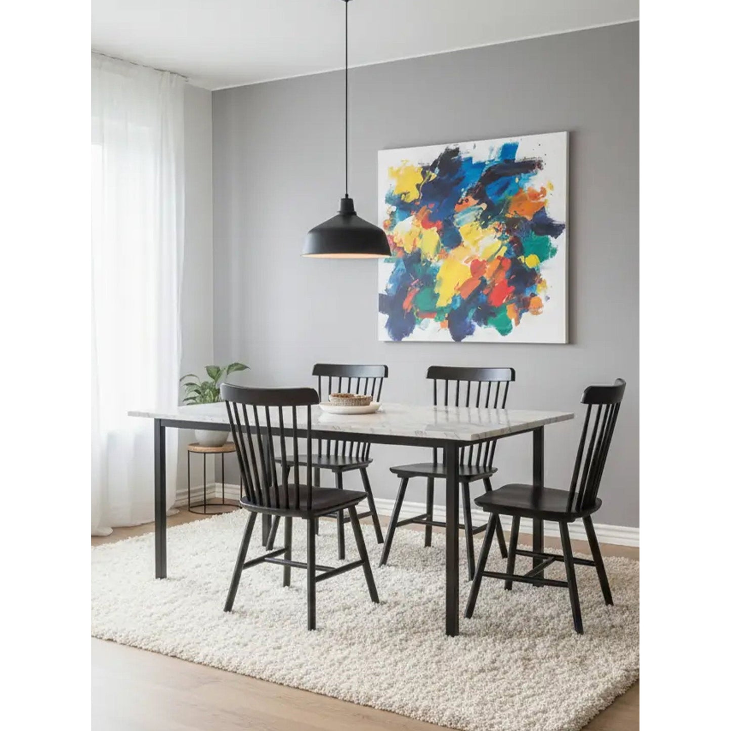 Chester Chair Black 45x53x87