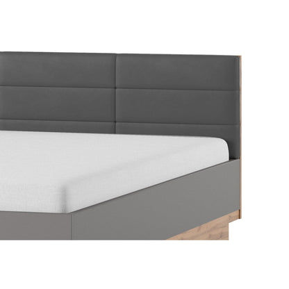 Ludost Bed Natural - Grey 165x211x100