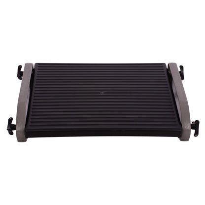 ADJUSTABLE PLASTIC FOOTREST FOR DESK