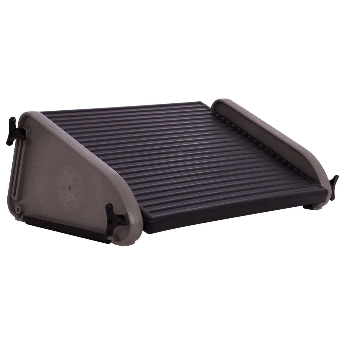 ADJUSTABLE PLASTIC FOOTREST FOR DESK
