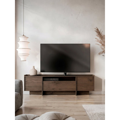 Japandi Brown TV Unit 197x38x58
