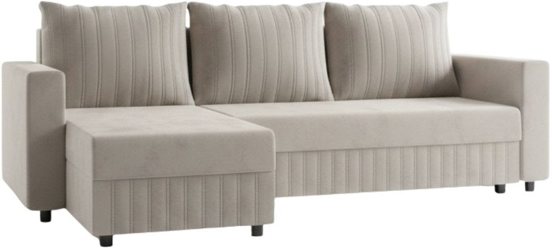 Γωνιακός Καναπές Retiro Μπεζ 233x140x90