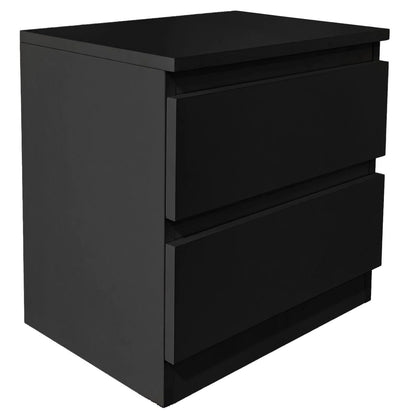 Κομοδίνο Juniper Μαύρο 40x30x40