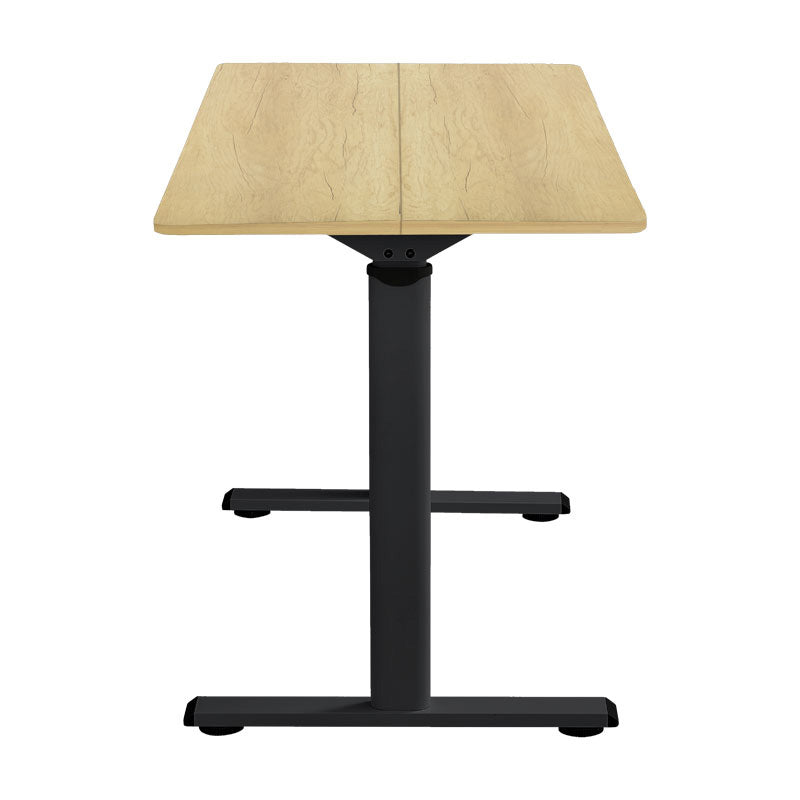 Γραφείο Εργασίας με Ρυθμιζόμενο Ύψος Karla Sonoma-Μαύρο 120x60x72/115