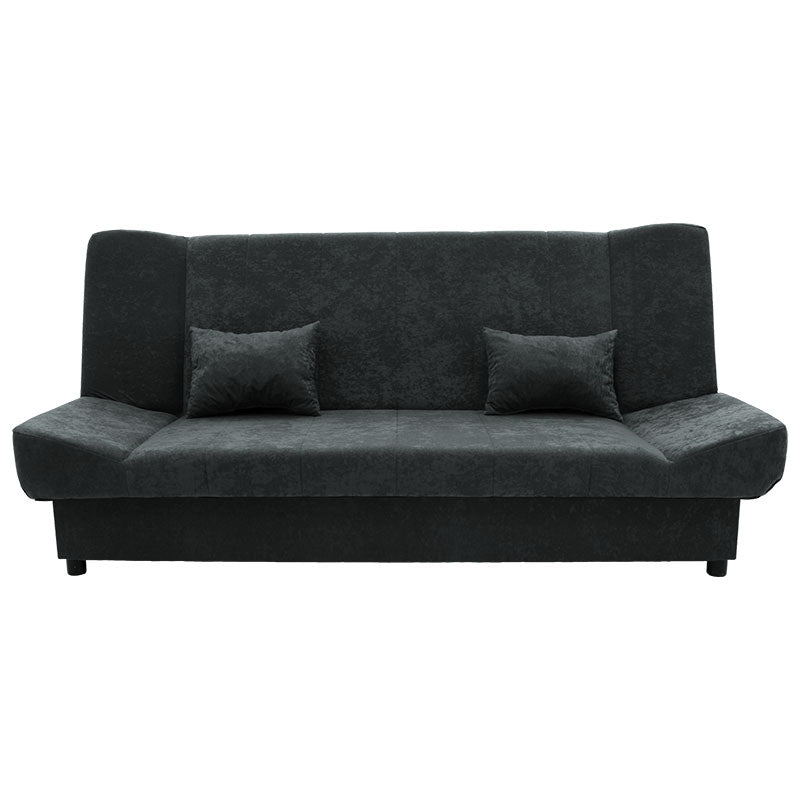Καναπές-Κρεβάτι Tiko 3Θέσιος Με Αποθηκευτικό Χώρο Ύφασμα Ανθρακί 200X85X90