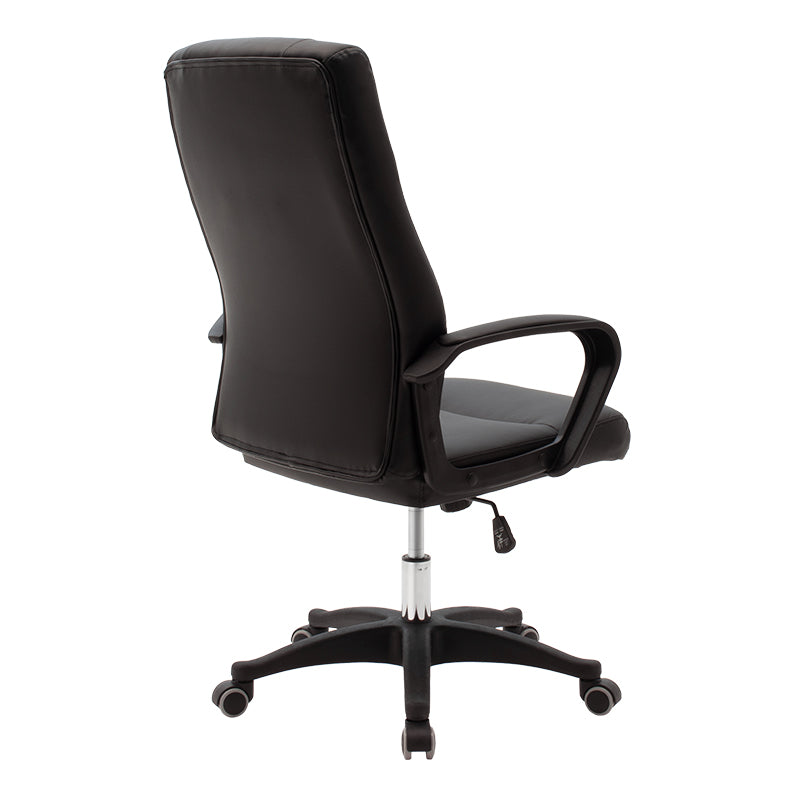Καρέκλα Γραφείου Διευθυντή Roby Με PU Χρώμα Μαύρο