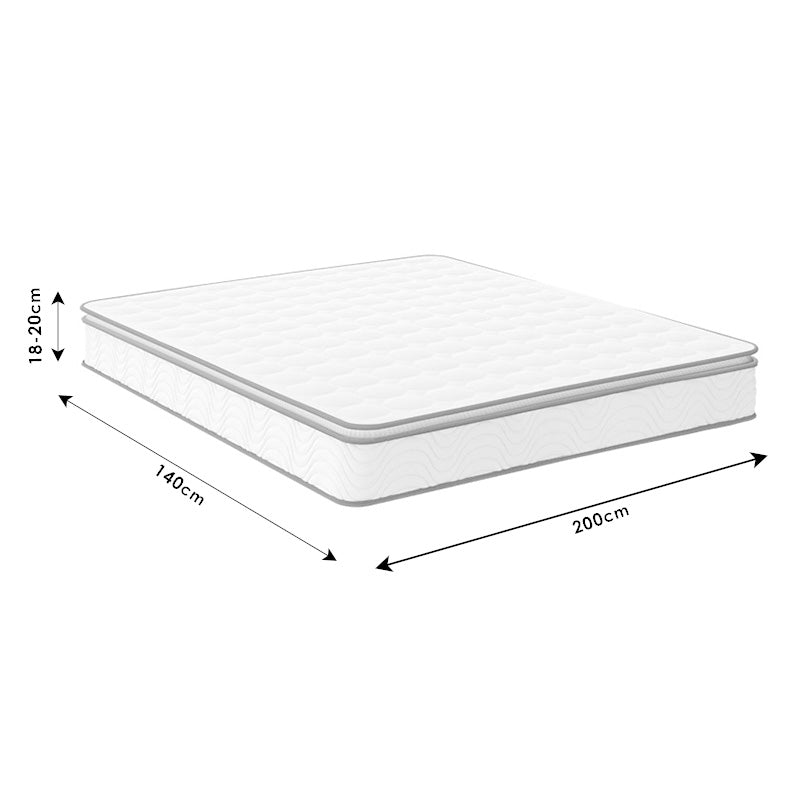 Στρώμα Perfecto Continuous Springs Μονής Όψης Ανώστρωμα 18-20εκ 140x200