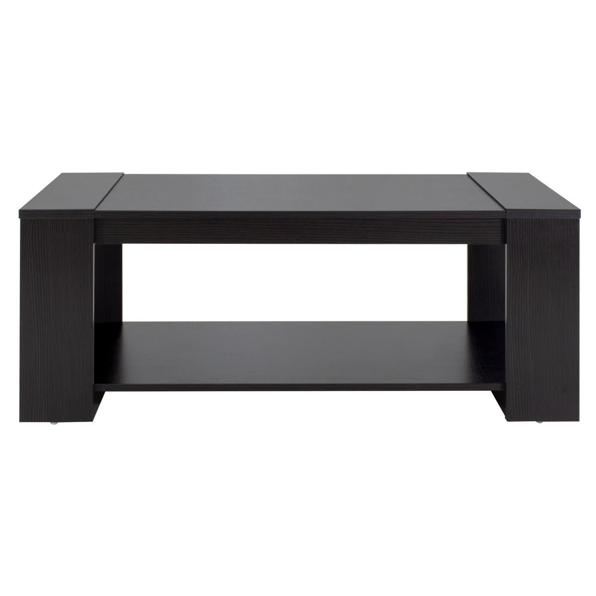 Τραπέζι Σαλονιού με Ράφι Ξύλινο Wenge 110x51x43