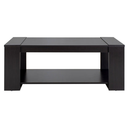 Τραπέζι Σαλονιού με Ράφι Ξύλινο Wenge 110x51x43