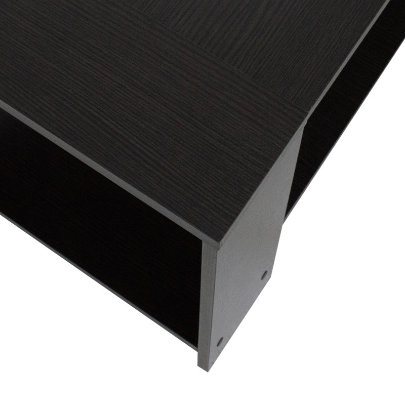 Τραπέζι Σαλονιού με Ράφι Ξύλινο Wenge 110x51x43