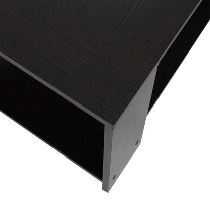 Τραπέζι Σαλονιού με Ράφι Ξύλινο Wenge 110x51x43