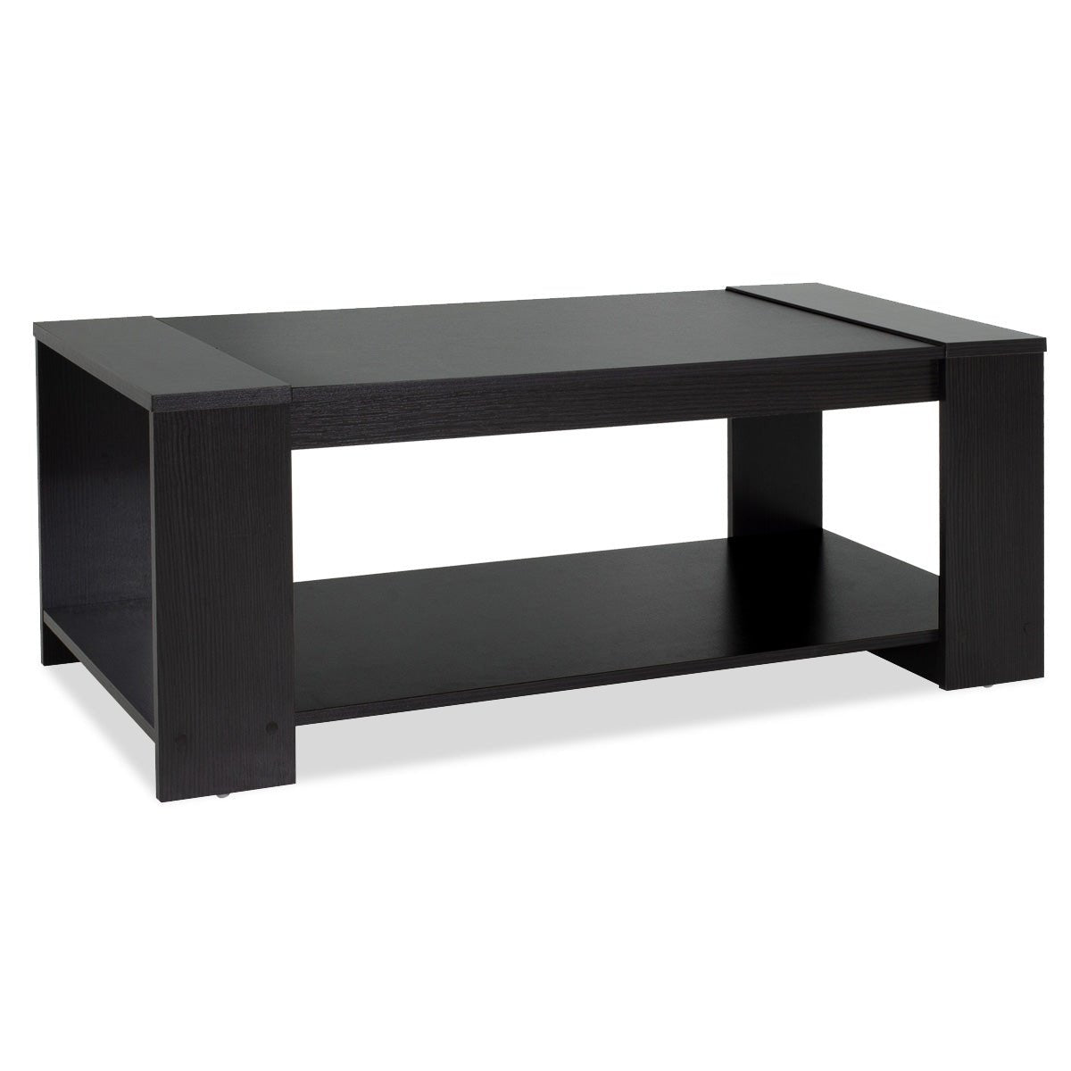 Τραπέζι Σαλονιού με Ράφι Ξύλινο Wenge 110x51x43