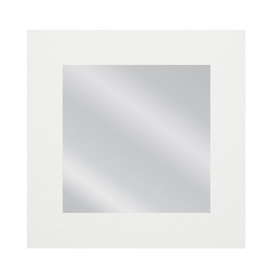 ArteLibre Καθρέπτης Τοίχου Ξύλινος Λευκός 14410255