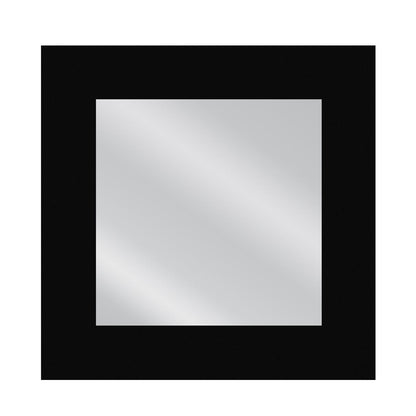 ArteLibre Καθρέπτης Τοίχου Ξύλινος Μαύρος 14410256