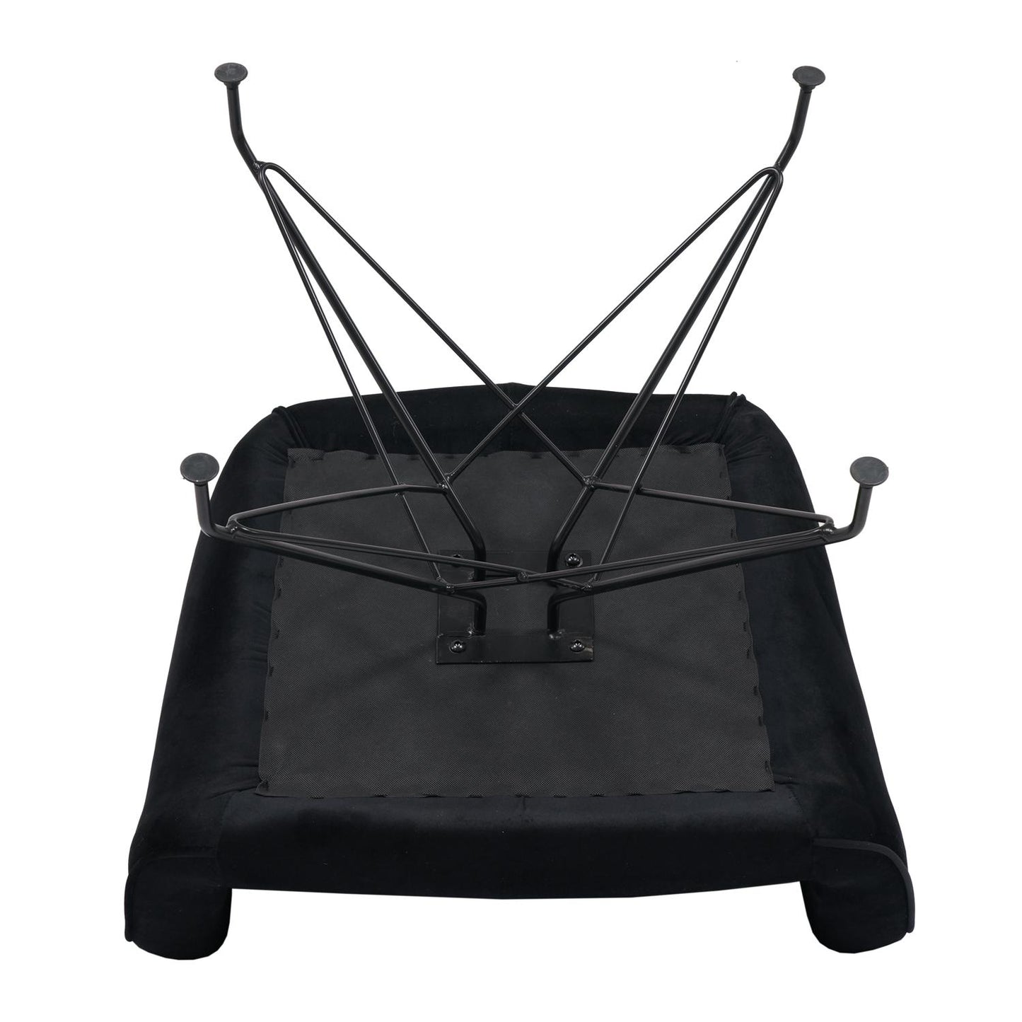 Πολυθρόνα JOEL Μαύρο Ύφασμα/Μέταλλο 66.5x64x82cm