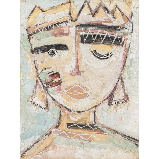 ArteLibre Πίνακας 'Γυναικείο Πρόσωπο' Καμβάς Πολύχρωμος 14670021