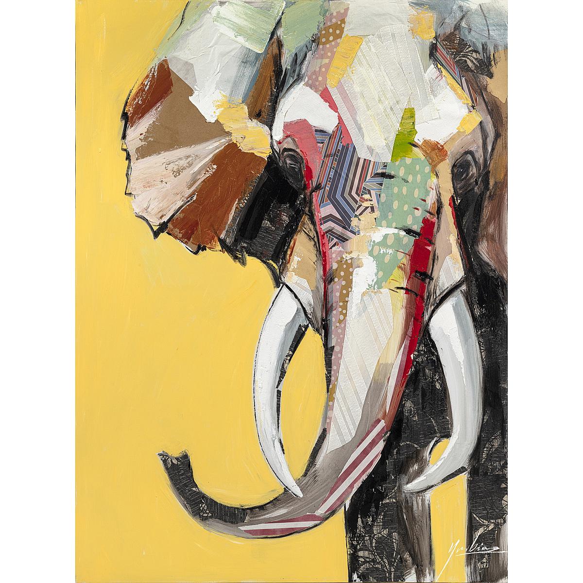 ArteLibre Πίνακας 'Ελέφαντας' Καμβάς Πολύχρωμος 14670087