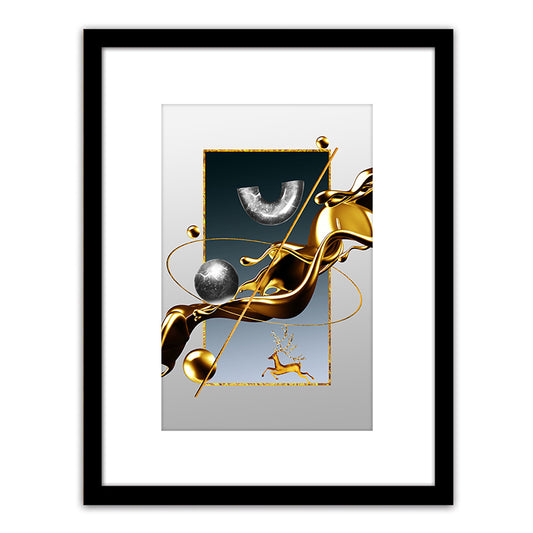 Πίνακας σε Κορνίζα Πλαστικό 'Abstract' 35x45x1.8