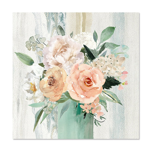 ArteLibre Πίνακας 'Βάζο με Λουλούδια' Καμβάς Πολύχρωμος 14690052