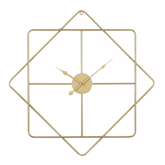 ArteLibre Ρολόι Τοίχου Μεταλλικό Χρυσό 14700010
