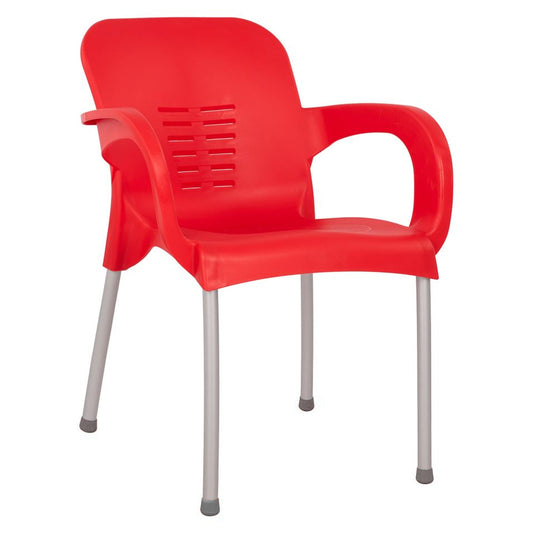 Καρέκλα Κήπου Eco Κόκκινο Ανακυκλωμένο PP 60x50x80