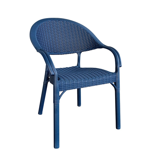 Καρέκλα Κήπου Eco Μπλε Ανακυκλωμένο PP 59x55x84