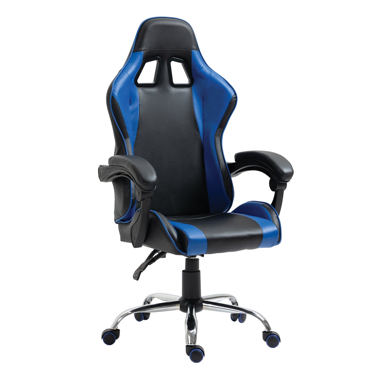 ArteLibre Καρέκλα Γραφείου Gaming Δερματίνης Μαύρη/Μπλε 14730009