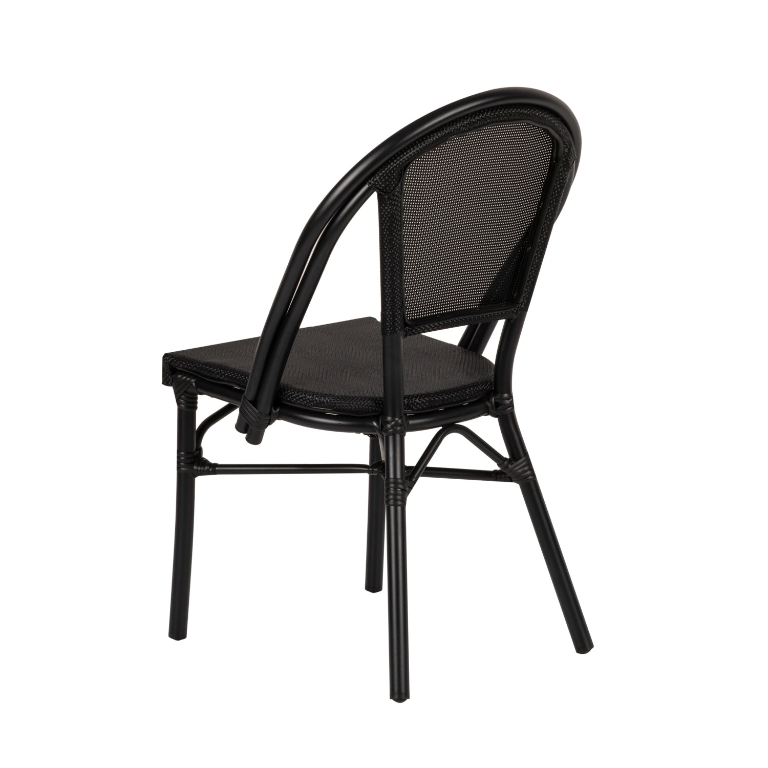 ArteLibre Καρέκλα Κήπου Αλουμινένια/Υφασμάτινη Μαύρη 14840055