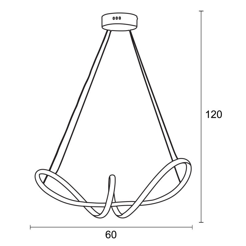 Φωτιστικό Οροφής LED Αλουμινένιο/Plexiglass Λευκό 60x15x120