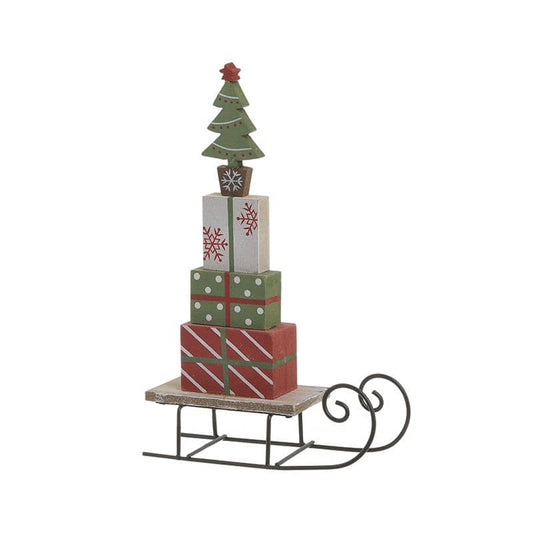 inart Χριστουγεννιάτικο Έλκυθρο Ξύλινο/Μεταλλικό Πολύχρωμο 2-70-822-0067