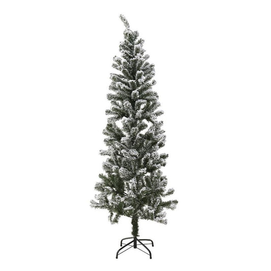 inart Χριστουγεννιάτικο Δέντρο Πλαστικό Πράσινο/Λευκό 2-85-125-0023