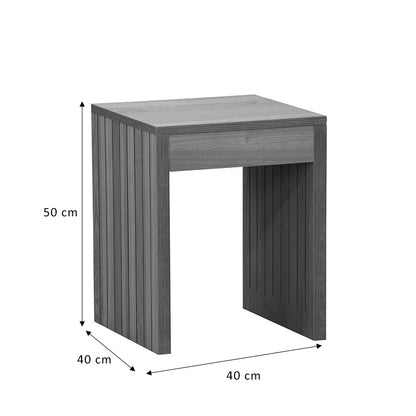 Τραπεζάκι Ξύλινο Φυσικό 40x40x50