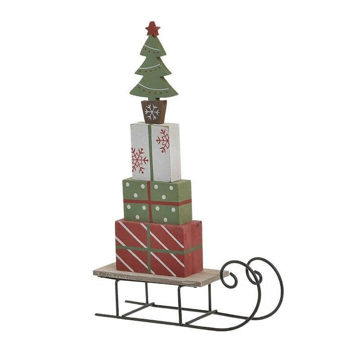 inart Χριστουγεννιάτικο Έλκυθρο Ξύλινο/Μεταλλικό Πολύχρωμο 2-70-822-0068