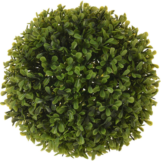 Φυτό Τεχνητό Μπάλα Θάμνος Μπόξους Πράσινο Φ18cm 124 Άκρες