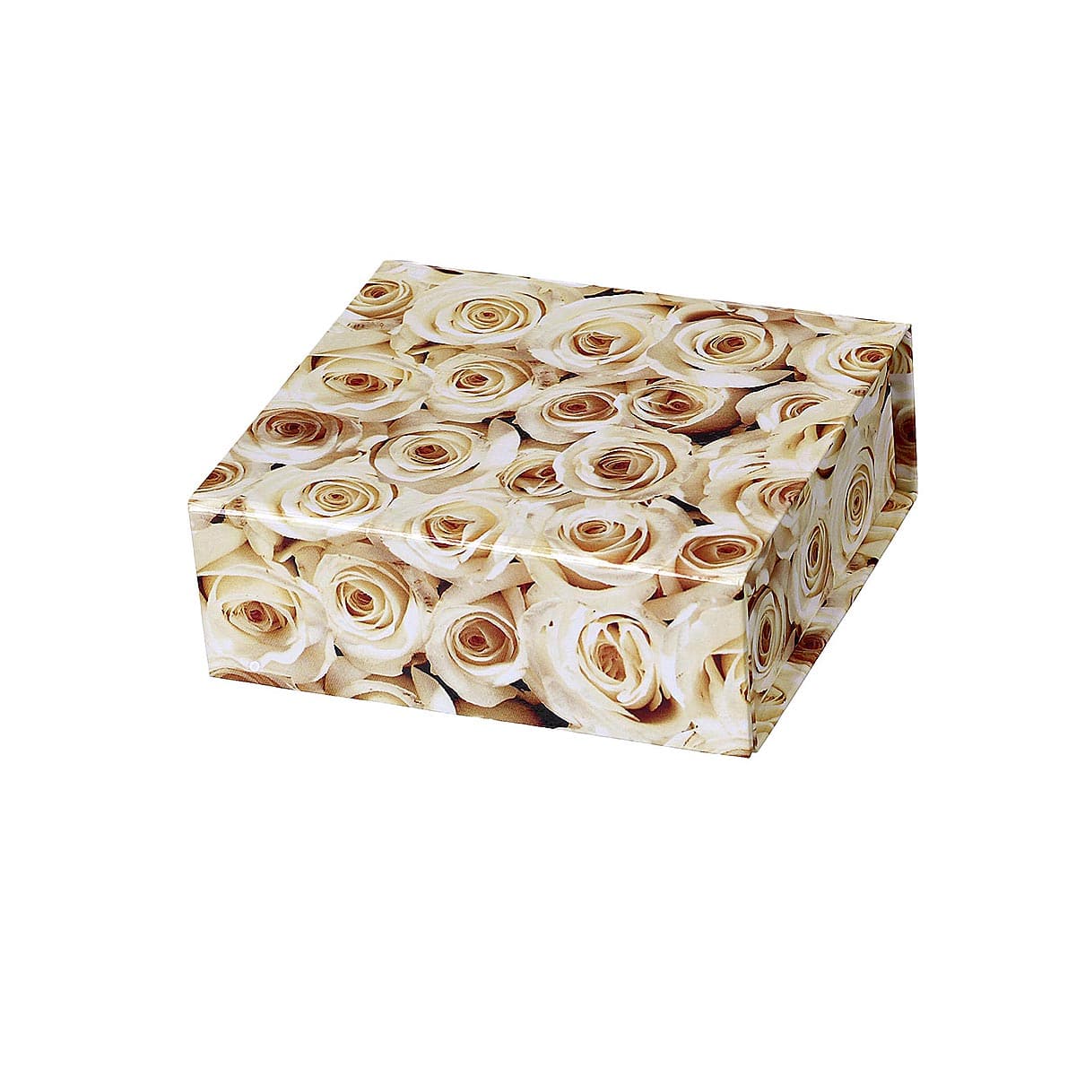 JK Home Κουτί 'Τριαντάφυλλα' Χάρτινο Μπεζ 43014