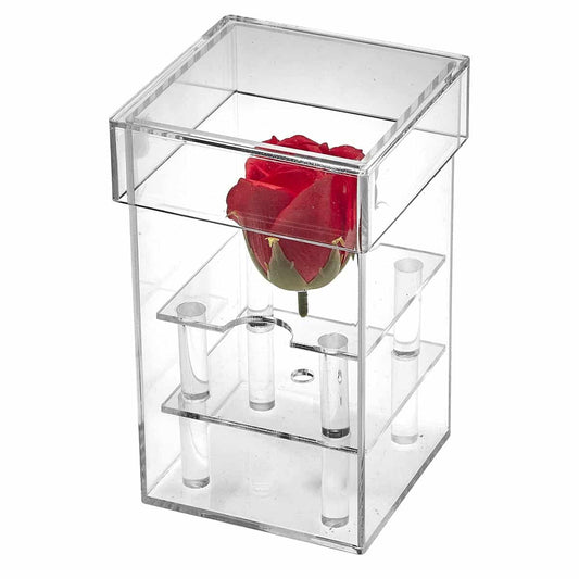 JK Home Κουτί για Λουλούδι Plexiglass Διάφανο 56479