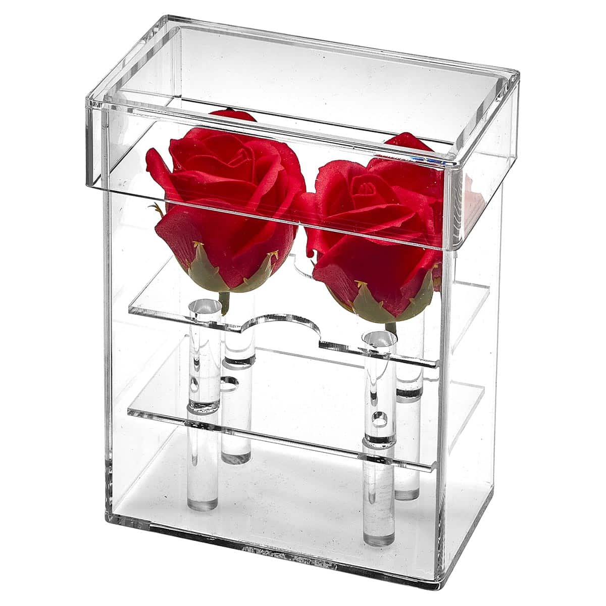 JK Home Κουτί για Λουλούδια Plexiglass Διάφανο 56481
