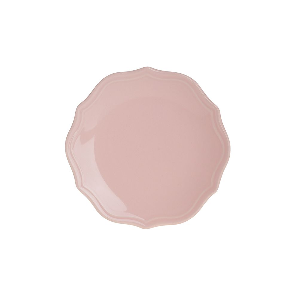 inart Πιάτα Γλυκού Κεραμικά Ροζ 6-60-177-0011