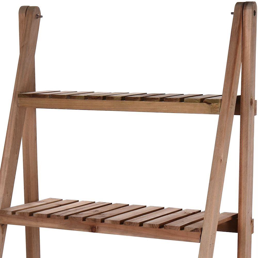 Ανθοστήλη Ξύλινη Φυσική 63x38x96