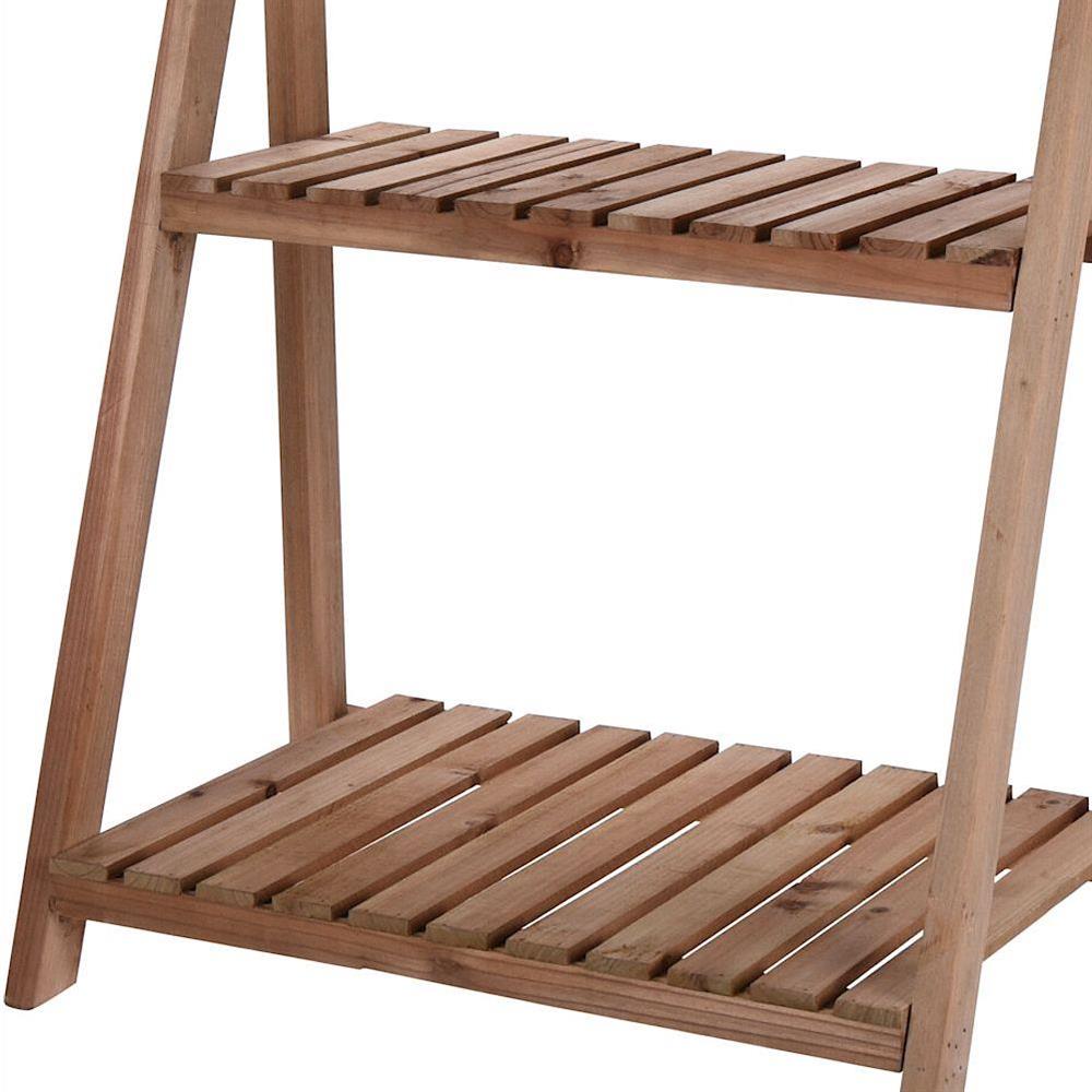 Ανθοστήλη Ξύλινη Φυσική 63x38x96