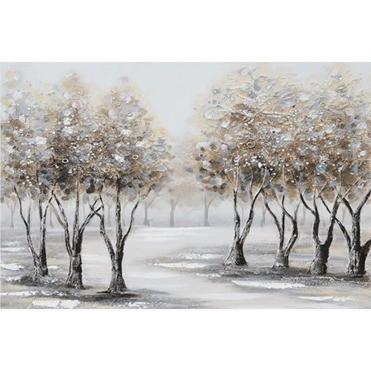 Karvounis Πίνακας 'Δέντρα και Μονοπάτι' Καμβάς Γκρι/Καφέ BD19B238BA-1