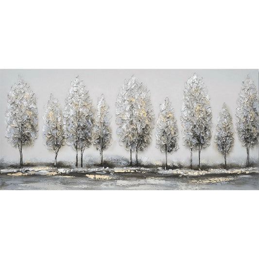 Karvounis Πίνακας 'Δέντρα' Καμβάς Λευκός/Γκρι BD19B310BA-2A