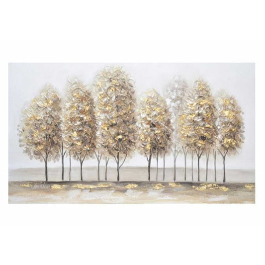 Karvounis Πίνακας 'Δέντρα' Καμβάς Εκρού/Χρυσός BD20B334A-2B