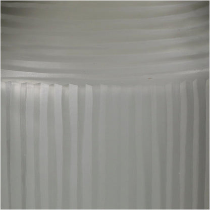 Βάζο Γυάλινο Γκρι 18x18x35