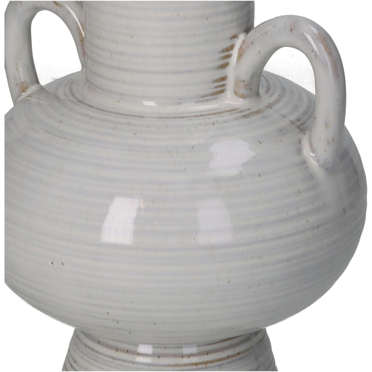 Βάζο Μπεζ Κεραμικό 13.5x13.5x21.4