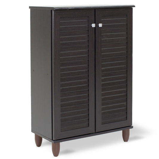 Παπουτσοθήκη 10 Ζευγών Ξύλινη Wenge 60x35x92