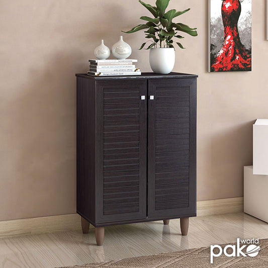Παπουτσοθήκη 10 Ζευγών Ξύλινη Wenge 60x35x92