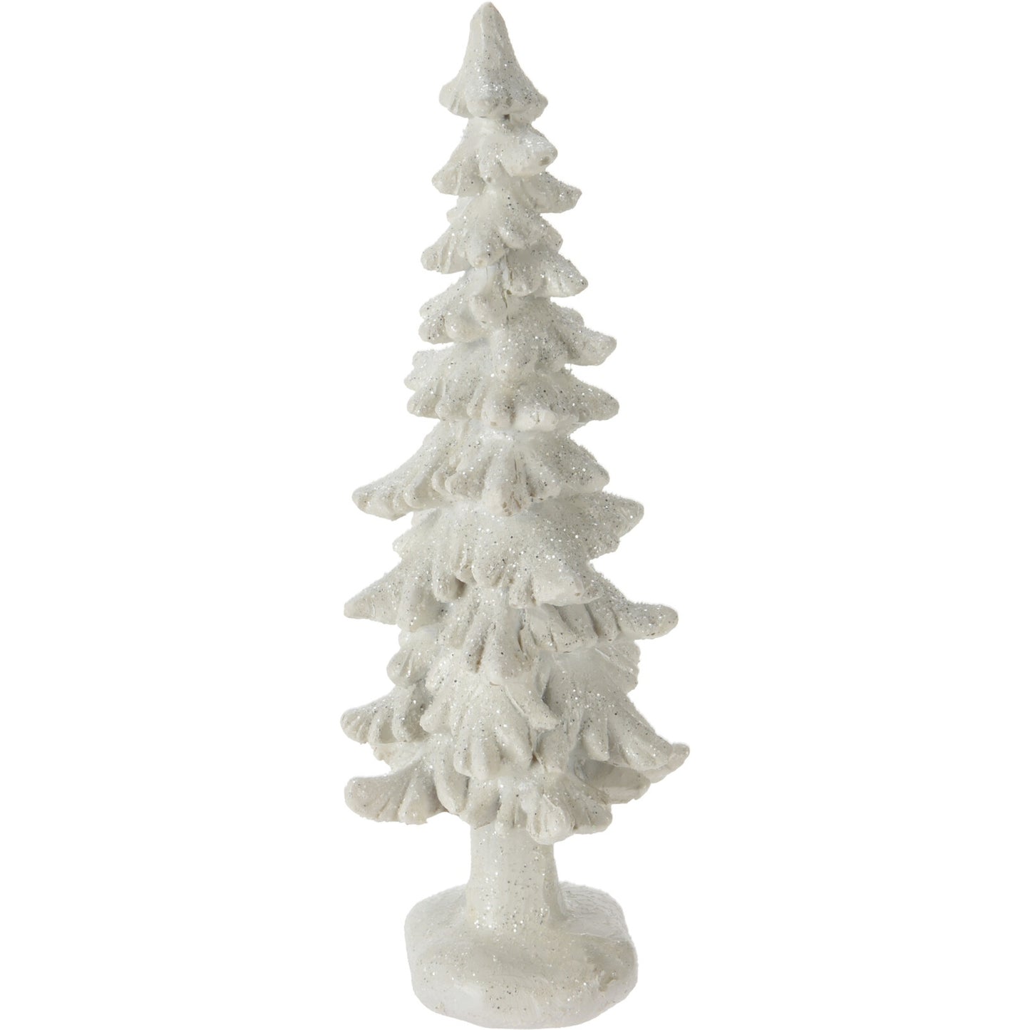 ArteLibre Χριστουγεννιάτικο Δέντρο με Glitter Πολυρεσίνης Λευκό 06350994