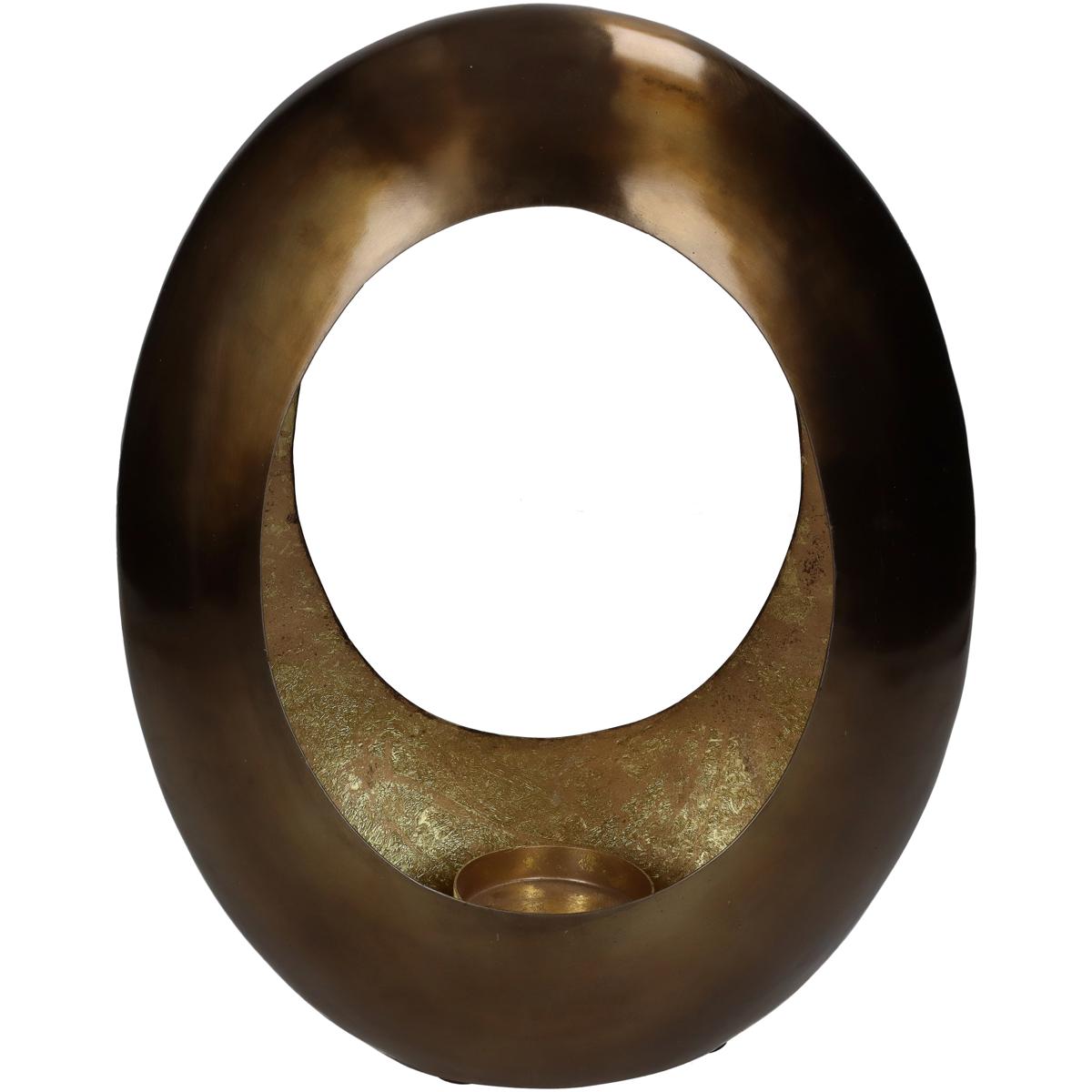 ArteLibre Κηροπήγιο Μεταλλικό Αντικέ Χρυσό 05150015